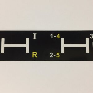 DECAL GEAR PATTERN WITH PARK