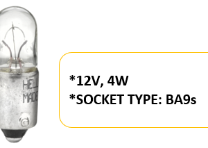 BULB 12V 4W