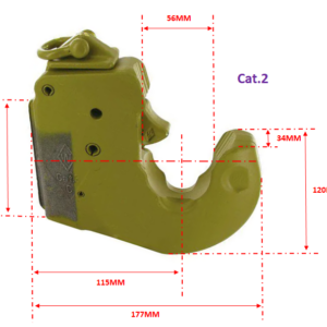 WALTERSHEID WELD ON LOWER LINK HOOK CAT2